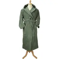 Artg Robezz - Badjas met Capuchon - 100% Katoen - Badstof - Leger Groen - Army Green - Maat L/XL