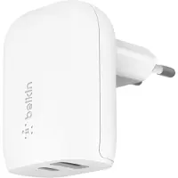 Belkin BoostCharge 2-poorten Wandlader met PPS 37 W Wit WCB007VFWH