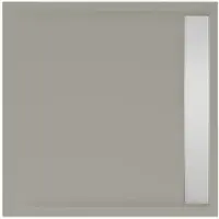 Xenz Easy Tray douchevloer 80x80 cement