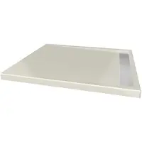 Xenz Easy-Tray douchebak 100x90x5cm pergamon