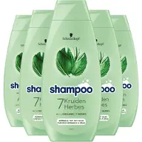 Schwarzkopf 7 Kruiden shampoo - 5 x 400 ml - voordeelverpakking
