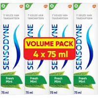 Sensodyne Fresh Mint – Tandpasta – Gevoelige tanden – Multipack – 4 x 75 ml
