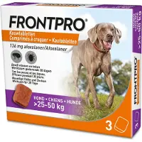 FRONTPRO Kauwtabletten Hond 25-50 kg 3 St Kauwtabletten
