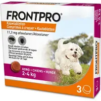 FRONTPRO Hond S 2-4 kg 3 tabletten