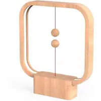 DesignNest Heng Balance Lamp Square USB; LIGHT WOOD