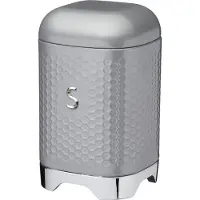 Kitchencraft suikerbus Lovello 11,5 x 18,5 cm staal grijs