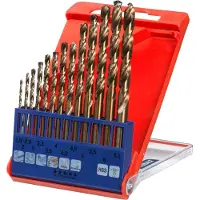 Kwb 421600 HSS-Co Metaal-spiraalboorset 13-delig M35 DIN 338 Cilinderschacht 1 stuk(s)