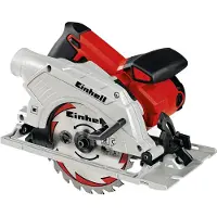 Einhell 4331010 – TE-CS 165 Cirkelzaag met gereedschapsloze zaagdiepte-instelling en aluminium zaagschoen