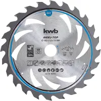 Kwb 584754 Hardmetaal-cirkelzaagblad 165 x 20 x 1 mm Aantal tanden: 24 1 stuk(s)