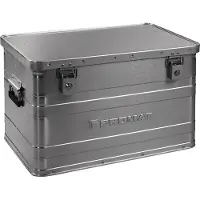 Promat /Tecwerk Aluminium box | L595xB390xH380mm 70 l | met klapdeksel en cilinderslot - 9000447952