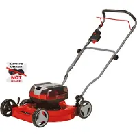 Einhell Accu Grasmaaier GE-CM 36/48 Li M Solo - Power X-Change - 36 V/Li-ion - Maaibreedte: 48 cm - Dubbele Twin-Pack-technologie - Maaihoogte: 25-75 mm - Mulching functie - Excl. accu en lader