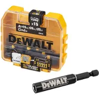 DeWalt Impact Torsion 15-delige Mixed Tic Tac + Schroefgeleider - DT70522T-QZ