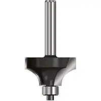 ENT Kwartrondfrees HM R10 met lager, Kolf 8mm - 7909816