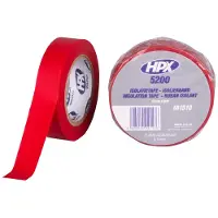 Hpx PVC isolatietape | Rood | 15mm x 10m - IR1510 | 200 stuks IR1510