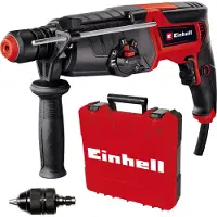 Einhell Elektrische Boorhamer TE-RH 950 5F - 950 W - Aantal slagen: 4.500 /min - 3 J - SDS-Plus - 5 functies: Boren/Hamerboren/Beitelen met & zonder vergrendeling - Incl. Transport-/Opbergkoffer