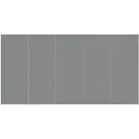vidaXL Zwembadgrondzeil 550x280 cm polyester geotextiel lichtgrijs