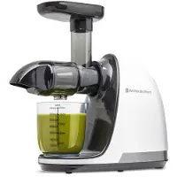 Kitchenbrothers Slowjuicer - Groenten en Fruitpers - 700ml - Wit