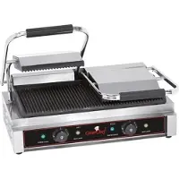 Caterchef Contactgrill CaterChef duetto compact, geribbeld/geribbeld, H21 x D40 x B57, 230V / 3600W