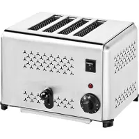 Caterchef Broodrooster 4 dlg caterchef, H23 x B21 x L37, 230V / 2000W