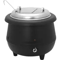 SUNNEX soepketel - 10 liter, zwart