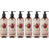Sarcia.eu ITINERA - Beschermende vloeibare zeep met appel uit Trentino, 95% natuurlijke ingrediënten 370 ml (6 stuks)
