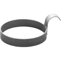 Emga Ei ring - Ø 10cm - Plaatstalen bakvorm Ei - Ø10x2cm - Ei vorm met handvat