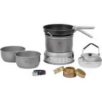 Unilight - 27-4 HA Sturmkocher w. Non-Stick Pfanne - Spirituskookstel grijs
