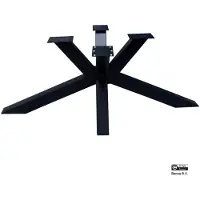 MD Interior Black spider tafelpoot voor eettafel 185x80x70cm