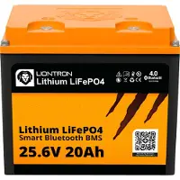 Liontron LiFePO4 accu, 25,6V, 20Ah, met LX Smart BMS en Bluetooth