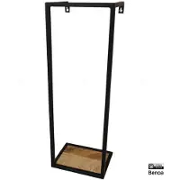 Benoa Wandrek metaal met mango houten plank