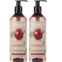 Sarcia.eu ITINERA - Beschermende vloeibare zeep met appel uit Trentino, 95% natuurlijke ingrediënten 370 ml (2 stuks)