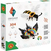 Alexander Origami 3D Bij & Vlinder, 304dlg