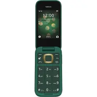 Nokia 2660 Flip, flipphone, dual SIM, 7,11 cm (2,8 inch), 0,3 MP, 1450 mAh, groen