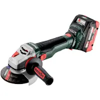 Metabo WB 18 LTX BL 15-125 Quick accu-haakse slijper 18 V 125 mm borstelloos + 2x accu 5,5 Ah + oplader + metaBOX ( 601730660 )