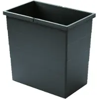 Hailo Losse afvalemmer inhoud: 28 liter donkergrijs voor systeem: AE360852/AE360862/AE360863