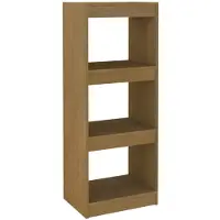 vidaXL Boekenkast/kamerscherm 40x30x103,5 cm grenenhout honingbruin