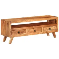vidaXL Tv-meubel 110x30x40 cm massief acaciahout