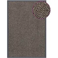 vidaXL Deurmat getuft 80x120 cm donkerbruin