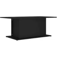 vidaXL Salontafel 102x55,5x40 cm bewerkt hout zwart