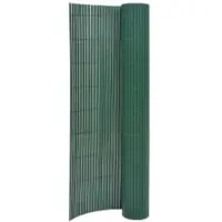 vidaXL Tuinafscheiding dubbelzijdig 110x400 cm groen