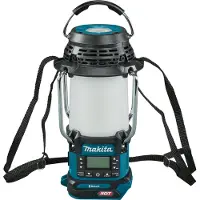 Makita MR010GZ 40 V Max Camping lamp met radio en Bluetooth
