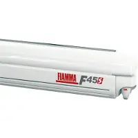 Fiamma luifel F45s 300 Polar White Royal Grey - Cassetteluifels