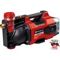 Einhell Accu Tuinpomp AQUINNA 36/38 F LED Li Solo - Power X-Change - 36 V/Li-ion - 3800 l/u - Max. zuighoogte: 37 m - Overbelastings- en vorstbeveiliging - Excl. accu en lader