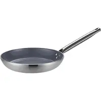 HorecaTraders Lyonnaiserpan | Anti-aanbak | Aluminium | Ø24 cm | Gas, elektrisch, keramisch