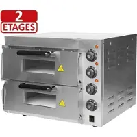 Caterchef Pizza oven, 2x 40cm pizza, 44x 56x 56 cm, 230V / 3000W
