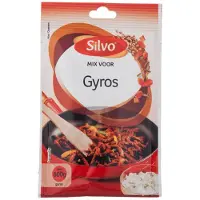 Silvo | 10 x Mix Gyros 22 g | voordeelverpakking | 1 zakje voor 600 gram vlees |