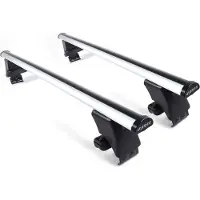 Farad Dakdragers geschikt voor de Seat Leon 2013 t/m 2019 glad dak - Aluminium - Hoog laadvermogen 100kg - Merk