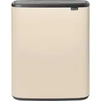 Brabantia Bo Touch Bin Prullenbak - 1 vak - 60 liter - Soft Beige