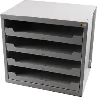 Allit 455805 Behuizing voor ladesysteem EuroPlus Depot M (l x b x h) 505 x 380 x 465 mm Grijs 1 stuk(s)