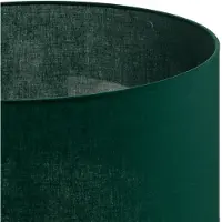 Duolla Lampenkap Roller, groen, Ø 50 cm, hoogte 24 cm Roller, groen, Textiel / Stof / Zijde